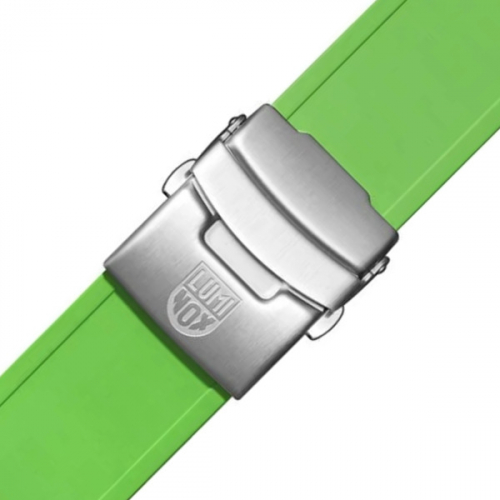 Ersatzband Wechselband Luminox 24mm Kautschuk grün XS - XL Länge