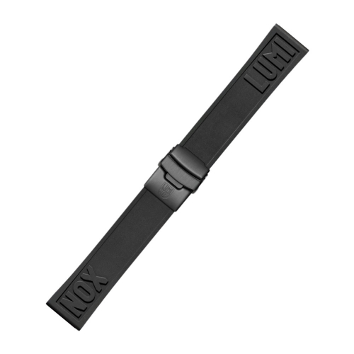 Ersatzband Wechselband Luminox 22mm Kautschuk schwarz XS - XL Länge