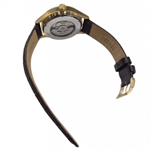 Preview: REGENT Herren Armbanduhr Automatik GM-2214 Saphirglas, Datum, 42mm