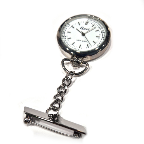GARDE UMR RUHLA 394170-1 Damen Taschenuhr bzw. Schwesternuhr Pulsmesserskala