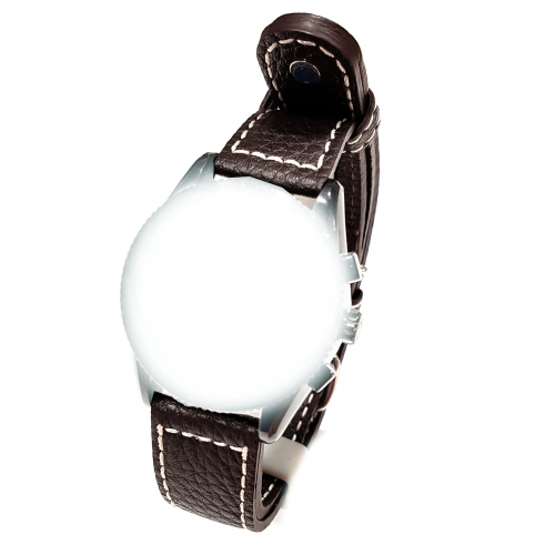 Ingersoll Ersatzband Leder braun mit Narbung Stegbreite 22mm in XL für Fliegeruhren