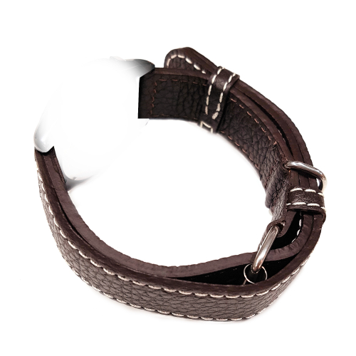 Ingersoll Ersatzband Leder braun mit Narbung Stegbreite 22mm in XL für Fliegeruhren
