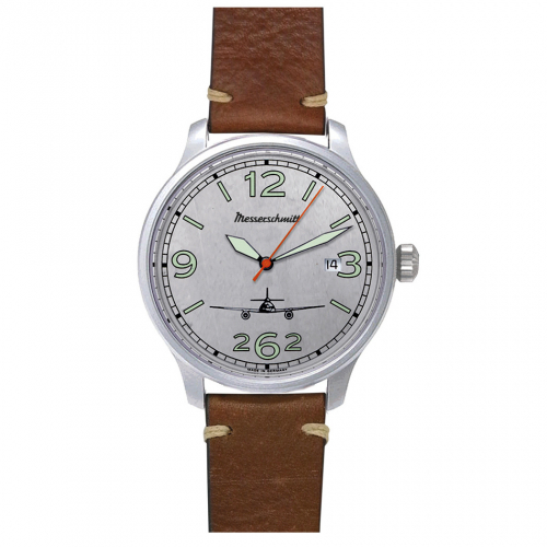 Messerschmitt Herren Armbanduhr ME262-42V Fliegeruhr ME 262 mit Datum
