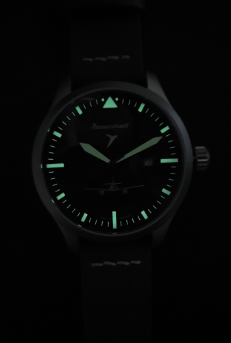Messerschmitt Herren Armbanduhr ME262-47 Fliegeruhr XL 47mm