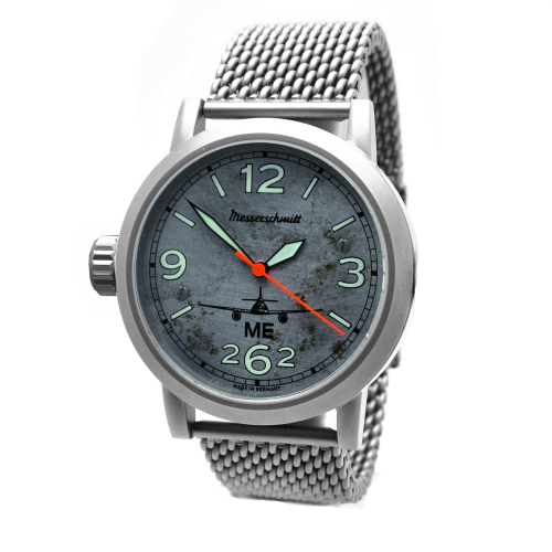 Messerschmitt Herren Armbanduhr ME262L-AERO Automatik Fliegeruhr ME 262, ETA-Werk