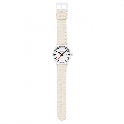 MONDAINE Armbanduhr MS1.41910.LA essence Solar weiß Saphirglas, 41mm