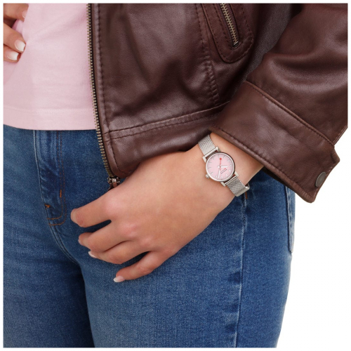 Mondaine Damenuhr rose MSE.26130.SM evo2 Petite 26mm Saphirglas