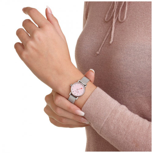 Mondaine Damenuhr rose MSE.26130.SM evo2 Petite 26mm Saphirglas