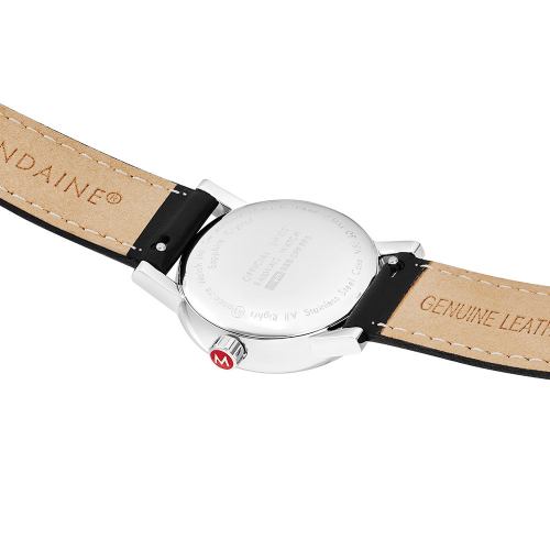 MONDAINE Damen Armbanduhr MSE.30210.LBV EVO2 Big Date, 30mm veganes Traubenleder