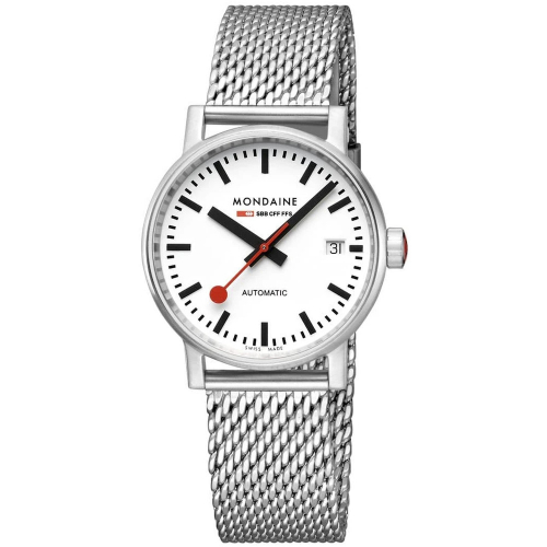 Mondaine Armbanduhr MSE.35610.SM EVO2 Automatik 35mm, Saphirglas, swiss made