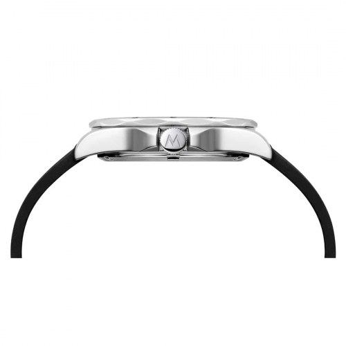 MONDAINE Numeri MSN.4211B.RB, 42mm, Saphirglas, BackLight, Silikon