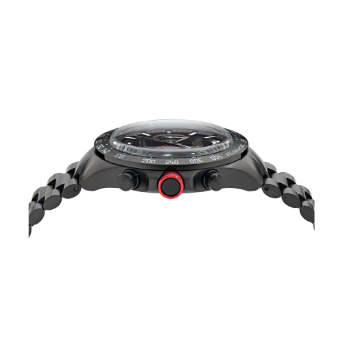 Preview: Aston Martin Uhr MTIS1F504 Chrono Schwarz Armbanduhr 44mm Edelstahl