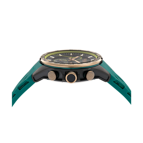 Preview: Aston Martin Uhr MTRH1F501 Chrono AML THRILL Grün Armbanduhr 44mm