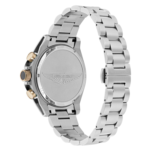 Preview: Aston Martin Uhr MTRH1F505 Chrono AML THRILL Grün Armbanduhr 44mm Edelstahl