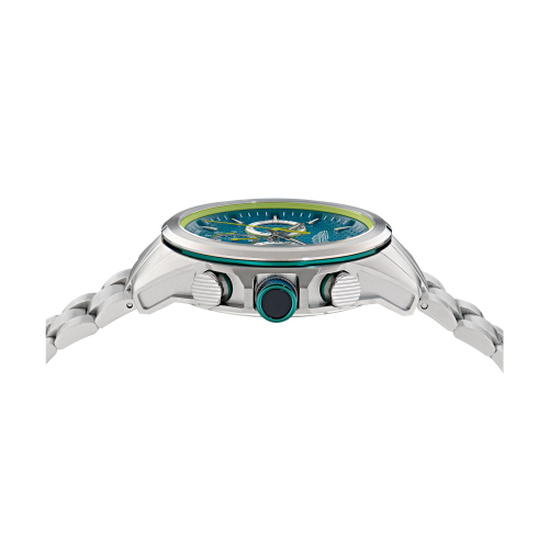 Preview: Aston Martin Uhr MTRH2S602 Chrono Grün Armbanduhr 46mm Edelstahl