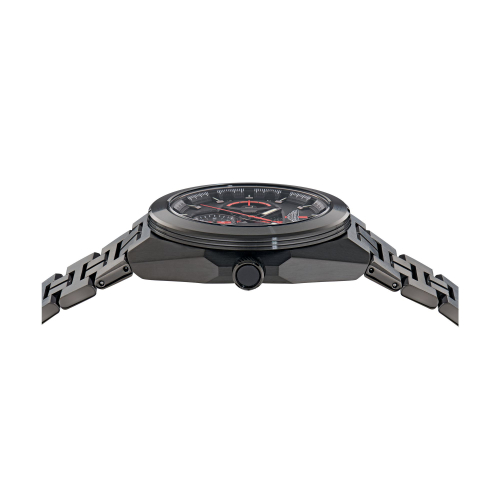 Preview: Aston Martin Uhr MTRI2S605 Multifunktion TKS Armbanduhr 42mm Edelstahl Schwarz