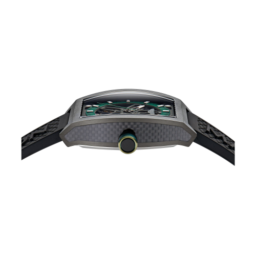 Preview: Aston Martin Uhr MTRT1F502 Automatik Titan IP-Gun-Grün Armbanduhr 41mm