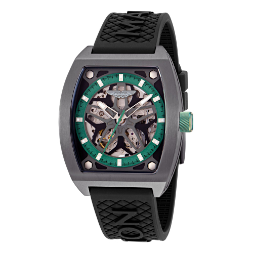 Aston Martin Uhr MTRT1F502 Automatik Titan IP-Gun-Grün Armbanduhr 41mm