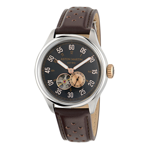 Aston Martin Uhr MTTS1F501 Automatik Leder Armbanduhr 41mm