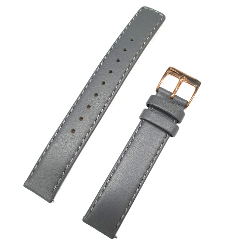 Obaku Ersatzband, Wechselband Stegbreite 16mm grau mit Federstege