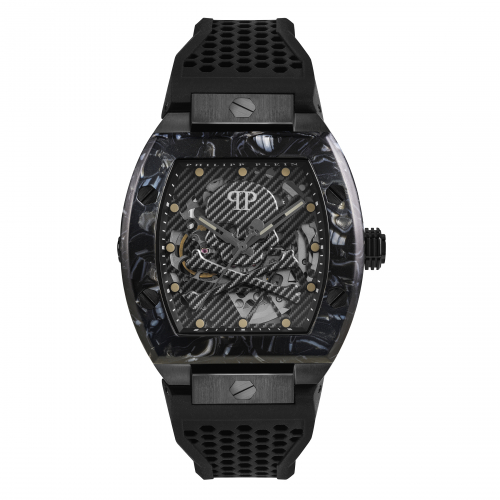 Philipp Plein Herren Armbanduhr PWBAA0221 The Skeleton Automatik 44mm schwarz