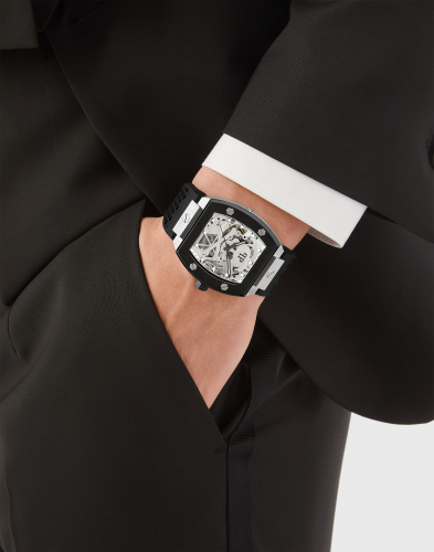 Philipp Plein Herren Armbanduhr PWBAA2023 The Skeleton Automatik 44mm