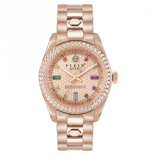 Philipp Plein Damen Armbanduhr PWDAA0821 Queen roségoldfarben