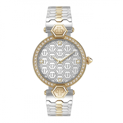 Philipp Plein Damen Armbanduhr PWEAA0521 Plein Couture Zifferblatt, Armband bicolor
