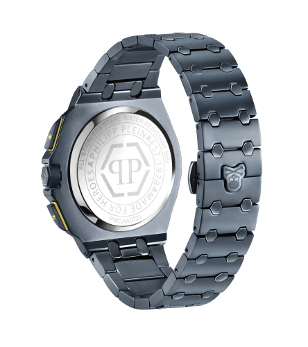 Philipp Plein Herren Armbanduhr Chrono PWGAA0721 Plein Extreme Blau