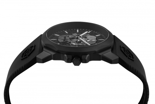 Philipp Plein Armbanduhr THE $KULL KING PWLAA0422 Silikon, schwarz