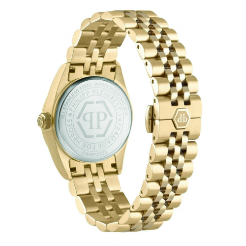 Philipp Plein Damen Armbanduhr PWNFA0525 Date Superlative goldfarben 29mm