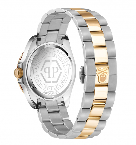 Philipp Plein Herren Armbanduhr THE $KULL DIVER PWOAA0722, bicolor, Blau