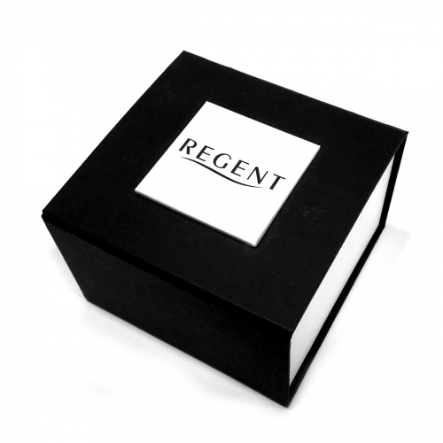Regent Damen Armbanduhr 2213458 Edelstahl roségoldfarben