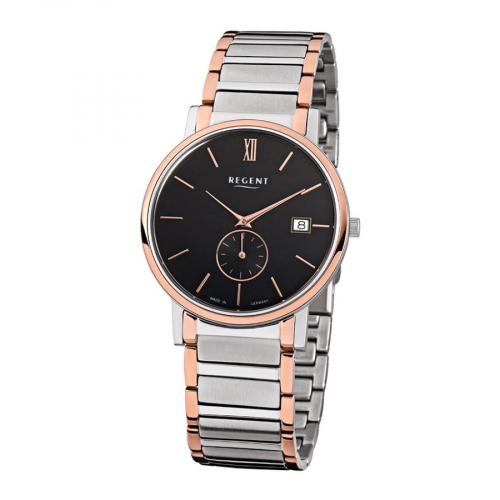 REGENT Uhr GM-1409 bicolor, Saphirglas, made in Germany
