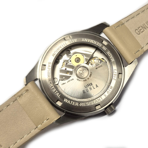 UMR RUHLA-Automatic 21873 Damen Armbanduhr Lederband, Saphirglas, Titan