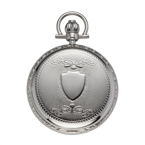 RUHLA TU 8613 Taschenuhr Mondphase, Tag-Date, kleine Sekunde mit Kette