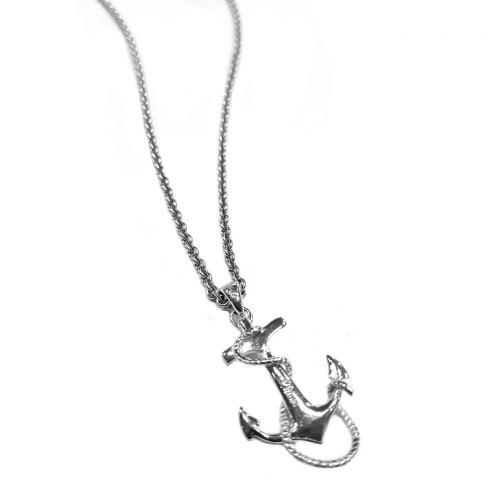 Kette mit Anhänger Anker SOCHB-14 s.Oliver, Silber Länge 70cm