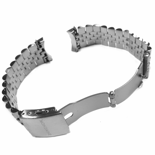 Mondaine 20mm Stegbreite Ersatzband, Wechselband, Edelstahl nur für Stop2Go 41mm Uhren