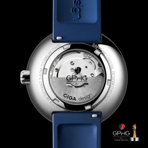 Preview: CIGA design Uhr U039-SU01-W6U Blue Planet II Atlantic Ocean Automatik