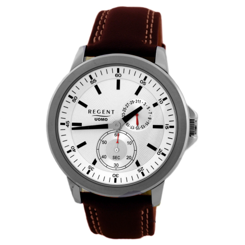 Regent UOMO Herren Armbanduhr UM-1117, kleine Sekunde