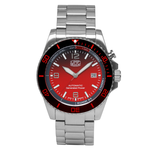UMF Ruhla 1072M-5 Automatik-Kinetic, Armbanduhr Saphirglas, 42mm