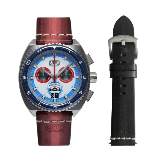 UMF Ruhla Armbanduhr 1886-1 Melkus RS 1000 Edition, Chrono, Saphirglas, 43mm