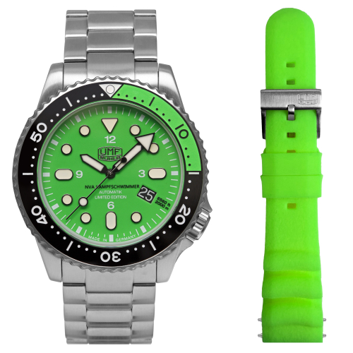 UMF Ruhla 1958M-4 Armbanduhr Kampfschwimmer 200ATM, ETA Automatik, 44mm