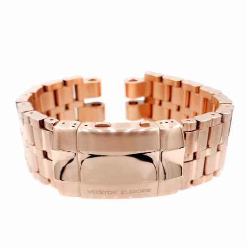 Ersatzband-Wechselband Vostok Europe Energia Rocket Edelstahl 26 mm rose