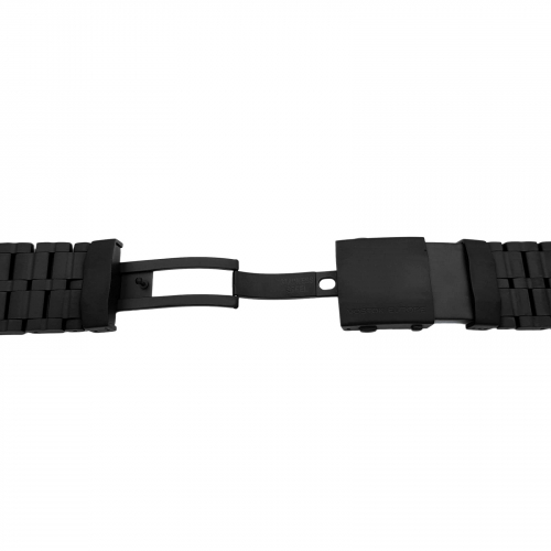 Ersatzband-Wechselband Vostok Europe Energia Rocket Edelstahl 26 mm schwarz