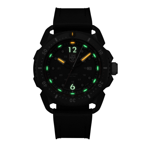 Luminox Armbanduhr ICE-SAR Arctic, 46 mm, Outdoor Uhr XL.1051 Saphirglas, Pulsmesser