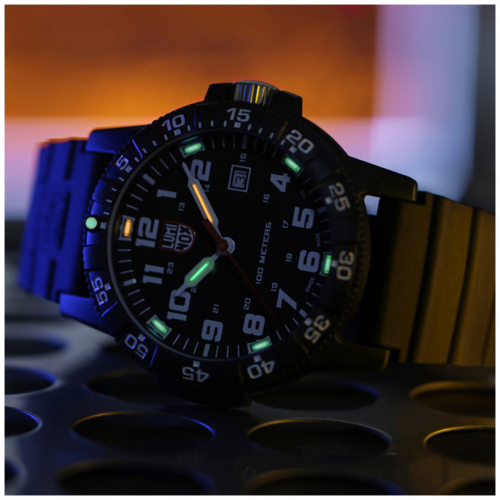 Luminox Herren Armbanduhr XS.0321.L Leatherback Sea Turtle Giant 44 mm, Outdoor Uhr