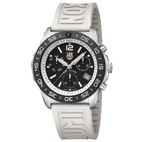 Luminox XS.3141 Pacific Diver Chrono 44 mm, Taucheruhr - Weiß, Saphirglas