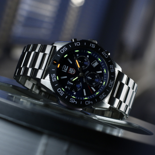 Luminox XS.3144 Pacific Diver Chrono 44 mm, Taucheruhr, Saphirglas