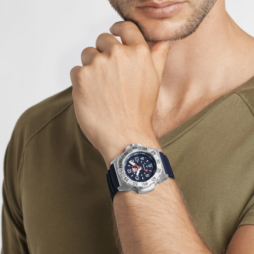 Luminox XS.3253 Herren Armbanduhr Navy SEAL Steel, 45 mm, Militäruhr 20ATM, Saphirglas